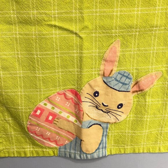 Bunny Rabbit Easter Tablecloth Runner - Picture 2 of 3